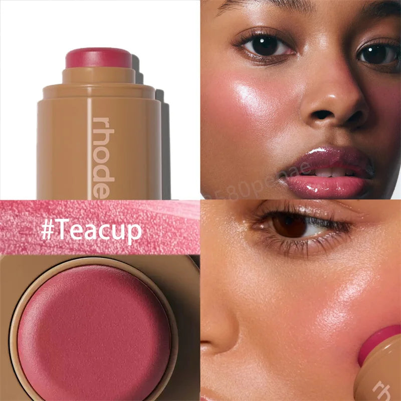 Skin Pocket Bronzer Stick Cream Contour Bronzing Balm Buildable Natural Warm Blush Shade Waterproof Long Lasting Face Makeup