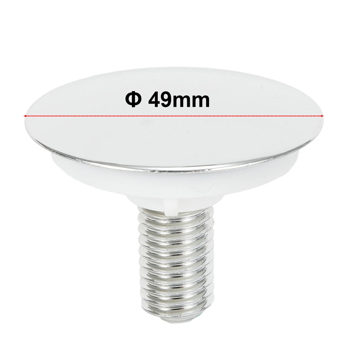 Kitchen Sink Tap Hole Covers For 16-35mm Overflow Holes Blanking Plug Kitchen Sink Tap Basin Plastic 49mm Tap Hole Stopper Cover