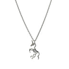 Gothic Unicorn Horse Skull Punk Skeleton Jewelry Necklace Dark Art  Animal Bone Dangle Earrings for Women Decorations Wholesale