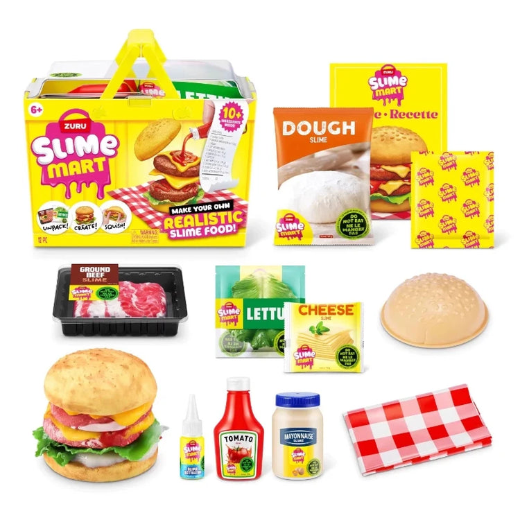 Authentic Slime Mart Hamburger Pizza Series Diy Toy Mini Decoration Collection Gift Toys For Learning Entertainment Hot
