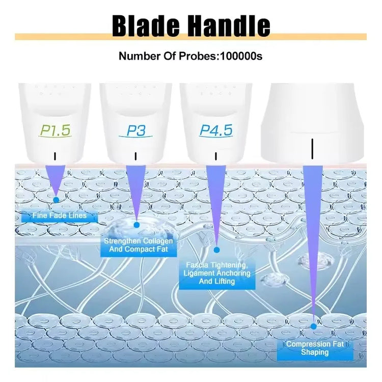Facial Care 7D 12D Fade Sagging Skin Lifting Device Enhances Overall Texture 7D Facial Lifting Skin Care Machine