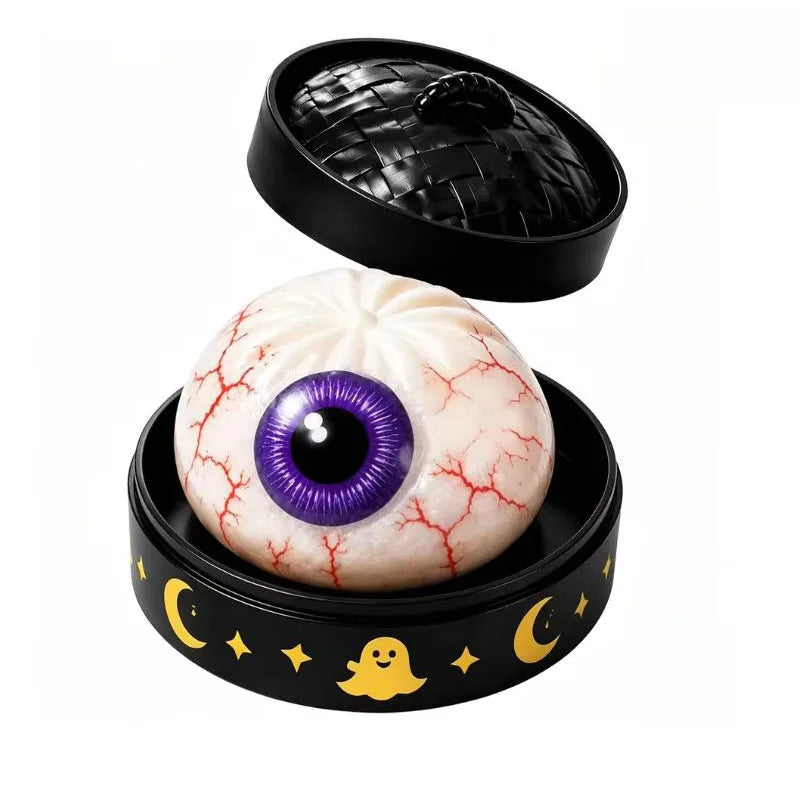 Halloween Dumpling Toy Pumpkin Squishy Toys Balls Glitter Slow Rising Pressure Stress Relief Fidget Toy for Party Adults Gift