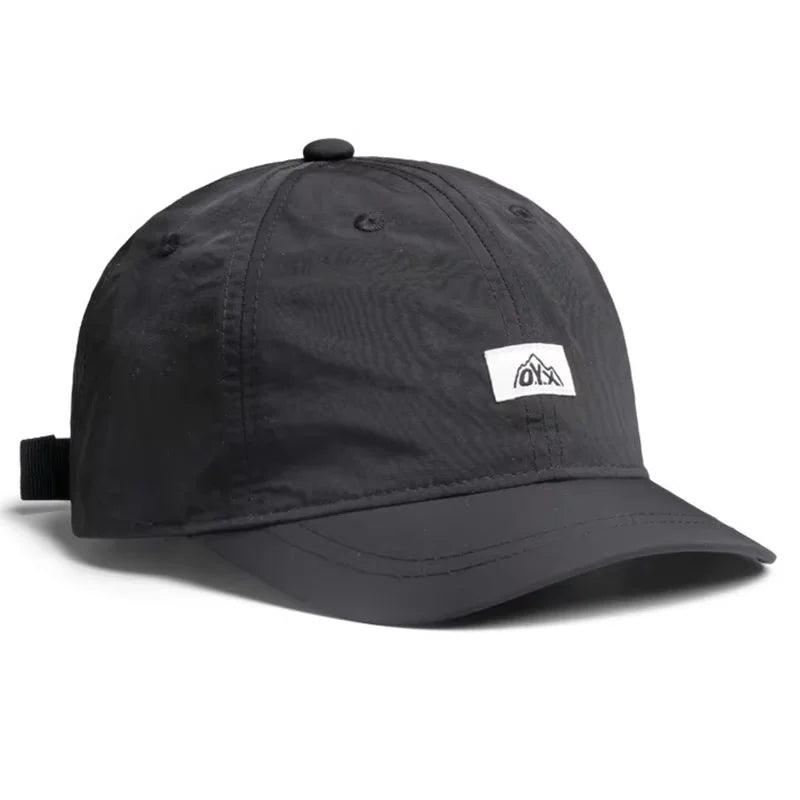 1 new summer quick drying hat, fashionable outdoor sports sun protection breathable mesh hat