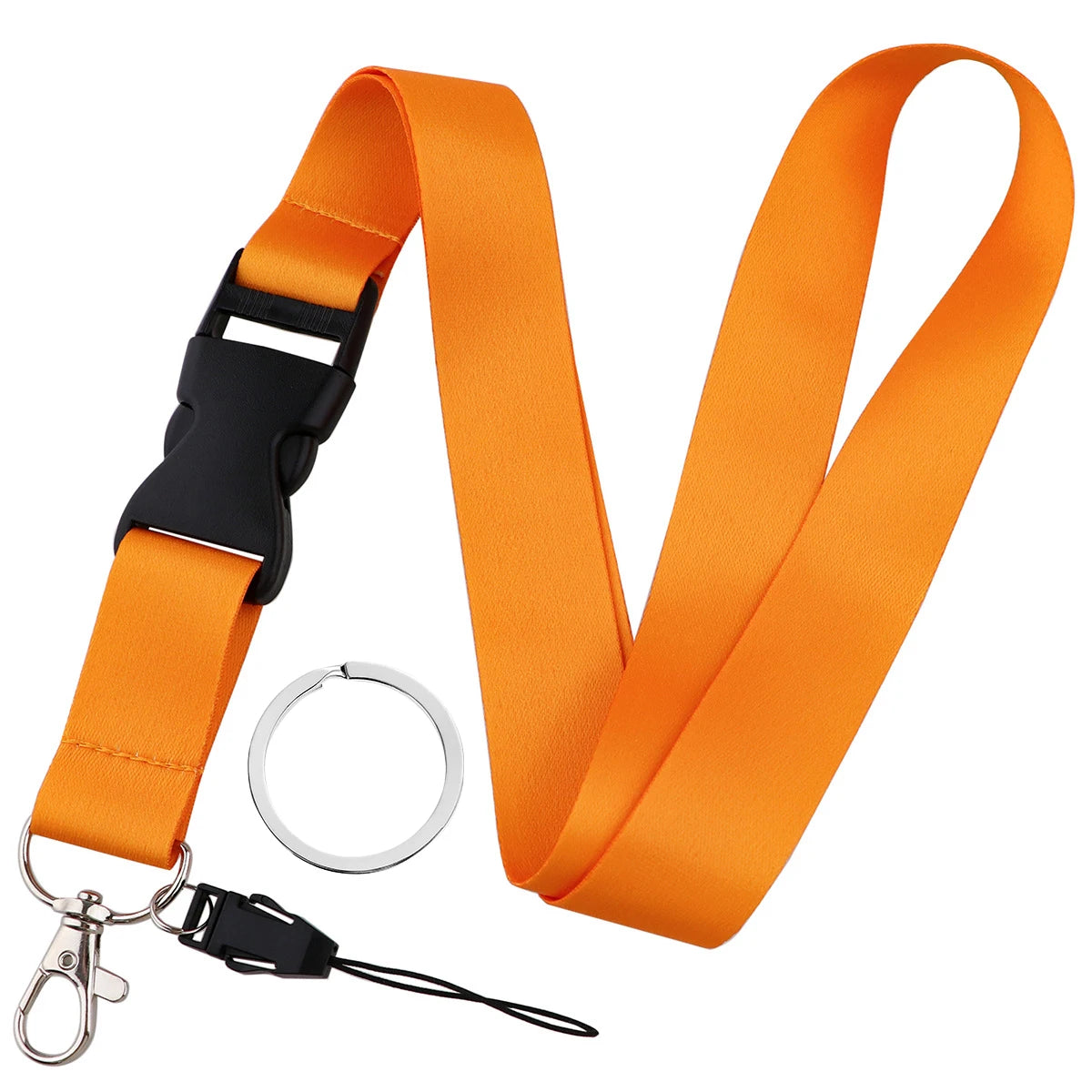Fashion Mobile Phone Lanyard Pure Color Neck Strap Credencial Teacher Lanyard For Keys Id Card Holder Pass Key Ring Accessories