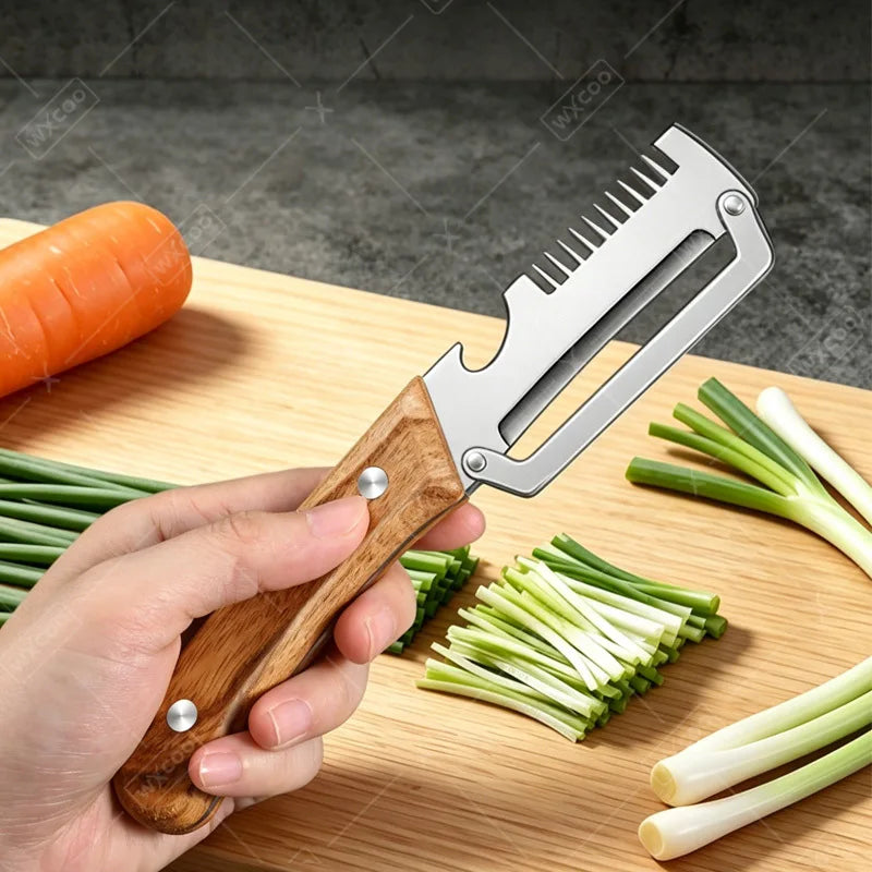 Kitchen Peeler Knife Fruits Vegetables Slicing Stainless Steel Cutting Knife for Peeling Bottle Opener Kitchen-Specific Tool