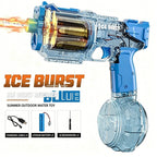 Space Electric Water Gun Energy Ring Burst transparent LED Lights Large Capacity Full Auto Continuous Fire Squirt Gun Toy