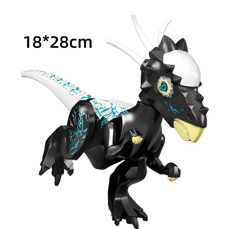 Jurassic Dinosaurs Building Blocks Indominus Rex DIY Big Size Tyrannosaurus Action Figure Models Children Toys Animals Gifts
