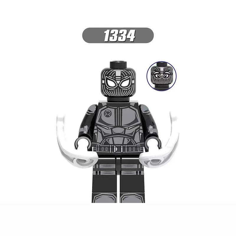8cm Superhero Building Blocks Avengers Character Venom Model Character Set Building Blocks Toy Boys and Girls Birthday Gifts