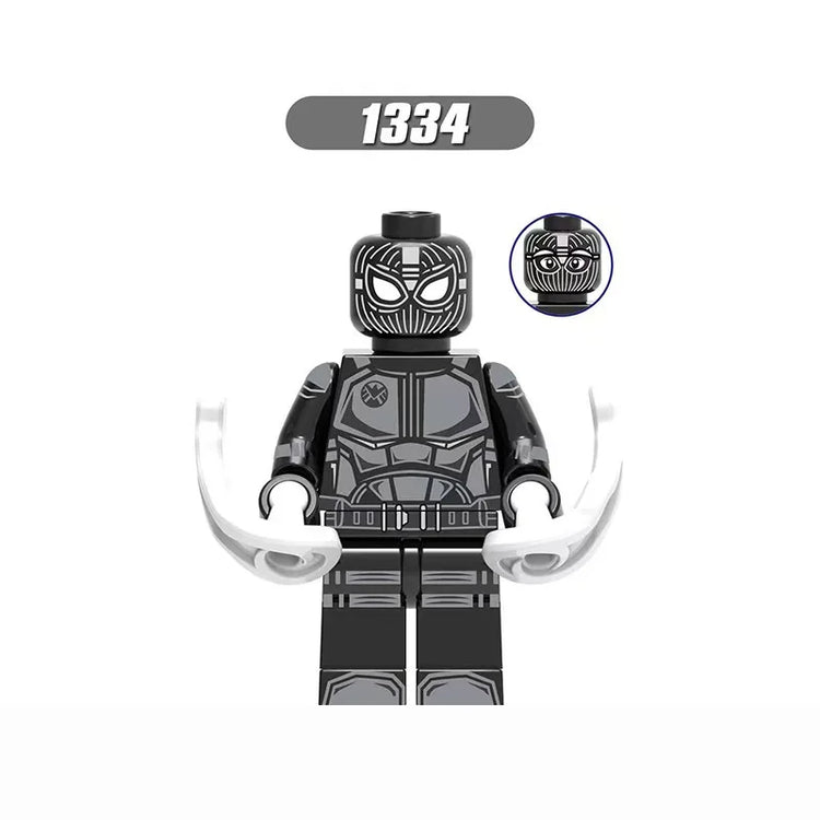8cm Superhero Building Blocks Avengers Character Venom Model Character Set Building Blocks Toy Boys and Girls Birthday Gifts