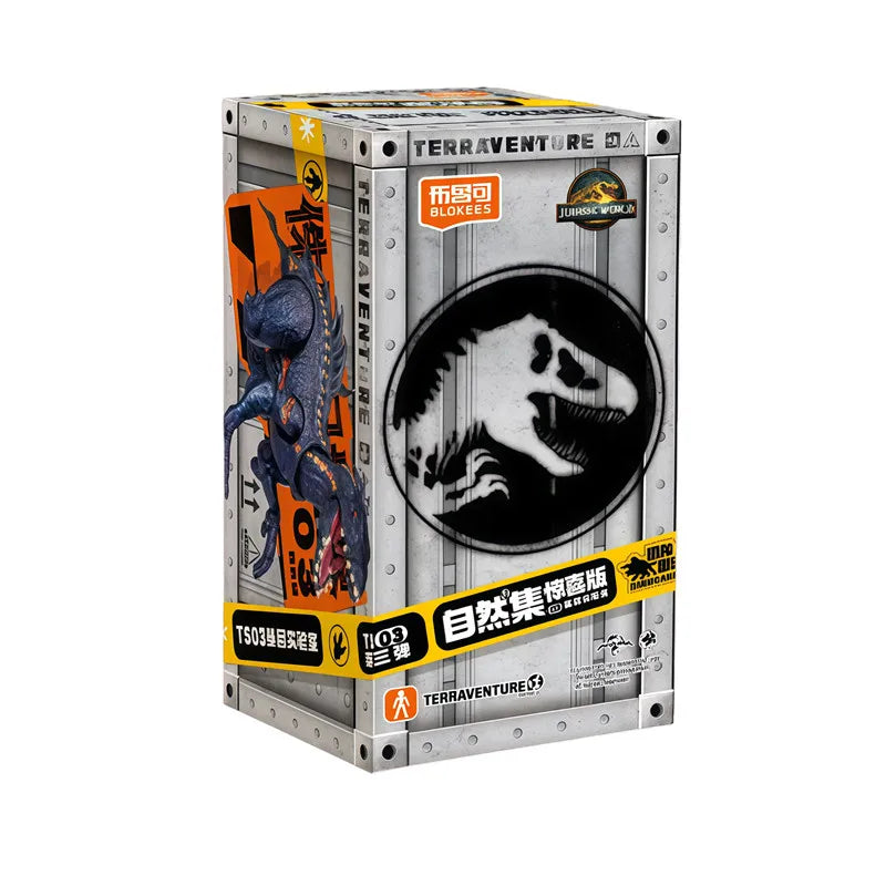 BLOKEES Jurassic World V02 V03 V04 Mosasauridae Jurassic Park Dinosaurs Tyrannosaurs Action Figure Assembled Toys  Birthday Gift