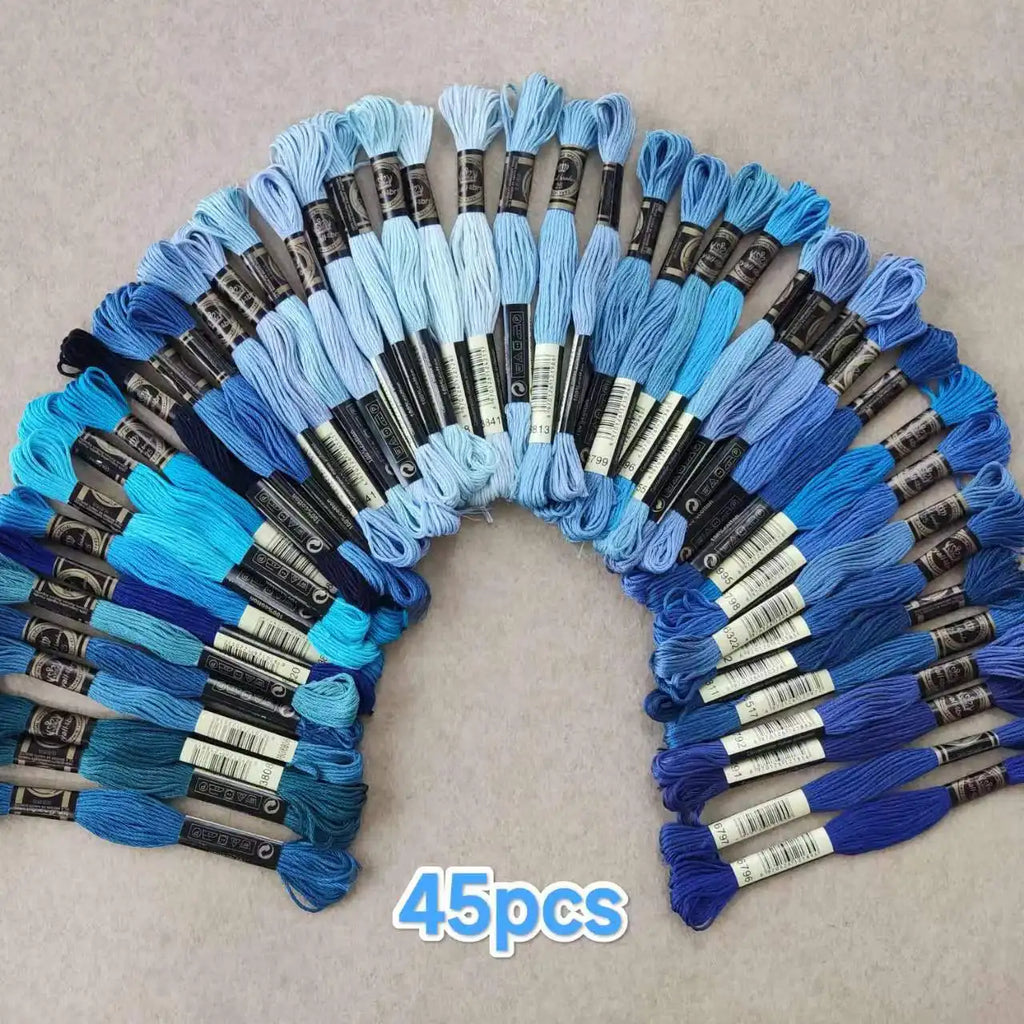 100% Cotton High Quality Cross Stitch Floss Embroidery Thread  Cross Stitch Embroidery Hand Knitting Sewing Weaving 8m 447 Color