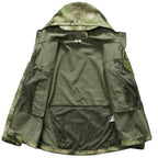 Tactics Jackets Men Outdoors Hunting Clothes Windproof Waterproof Coats Mens Camouflage Male Soft Shell Outdoor Fleece Jacket