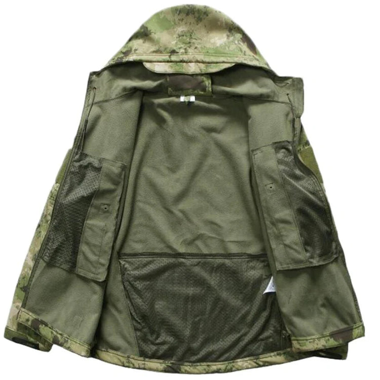 Tactics Jackets Men Outdoors Hunting Clothes Windproof Waterproof Coats Mens Camouflage Male Soft Shell Outdoor Fleece Jacket