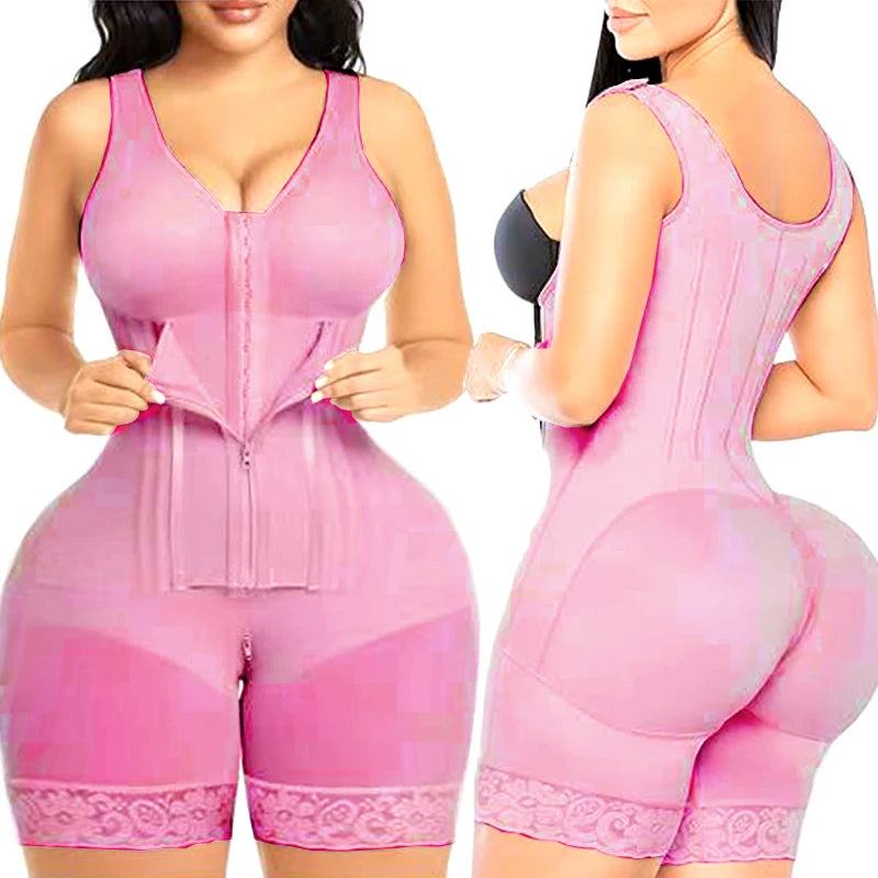 Fajas Colombian Girdle XXS Bodysuits Shapewear Control Panties High Compression Waist Trainer Corset Slimming Sheath Body Shaper