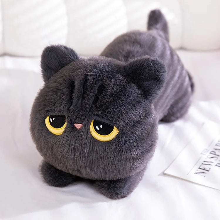 New cute plush toy for cats - adorable cat-shaped pillow, bed hugger, sleeping blanket doll, birthday gift for girls