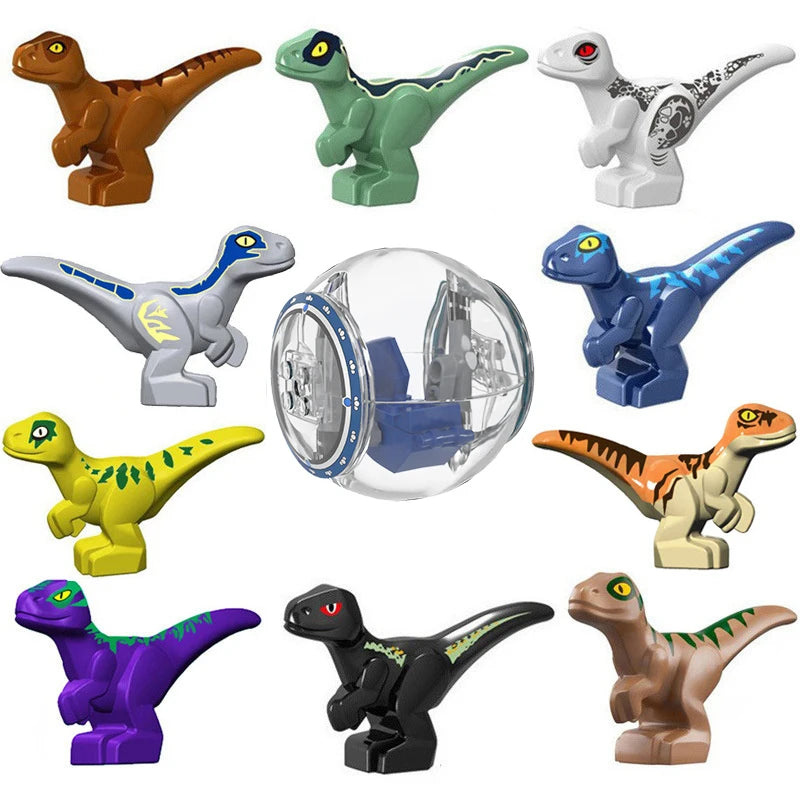 Jurassic Dinosaur Nest Baby Building Blocks Toys Collection Souvenir Gift Birthday Jurassic Rex Raptor