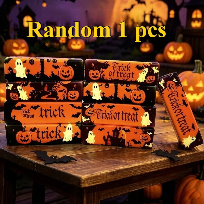 Halloween Slow Rising Butter Stick Squishy Toy Soft Wet Elastic Squeeze Toy Portable Stress Relief Fidget Toy for Anxiety