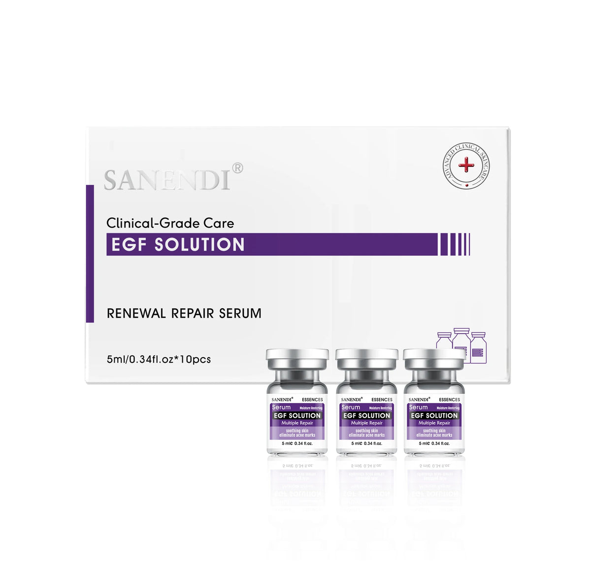10pcs/Box Six Peptide Ampoule Hyaluronic acid Serum for Face Dr.Pen SNAIL ACNE Solution Repair Moisturizing Skin Care Korean