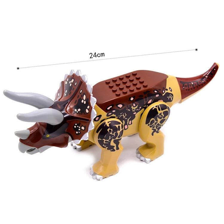 Brutal Raptor Building Jurassic Blocks World 2 MINI Dinosaur Figures Bricks Dino Toys For Children Dinosaurios Christmas