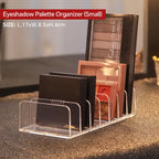 7-Compartment  Makeup Organizer Desktop Eye Shadow Palette Display Box Makeup Blush Cosmetics Shelf Make up Tools Storage Holder