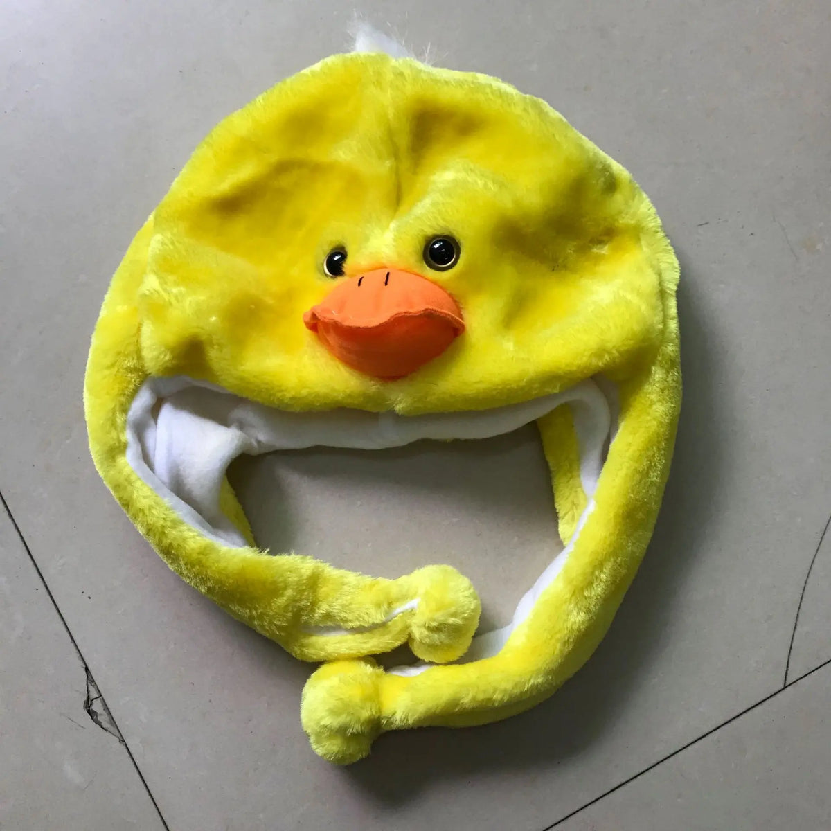 Fashionable Children's Winter Hat Plush Tiger Head Design Scarf Neck Protection Halloween Performance Cap Kids Warm Cozy Hat