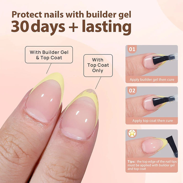 150Pcs/Box Acrylic Press on Nails Full Cover Fake False Tips Soft Gel Extension T-shaped Oval Capsule Almond Sculpted Salon DIY