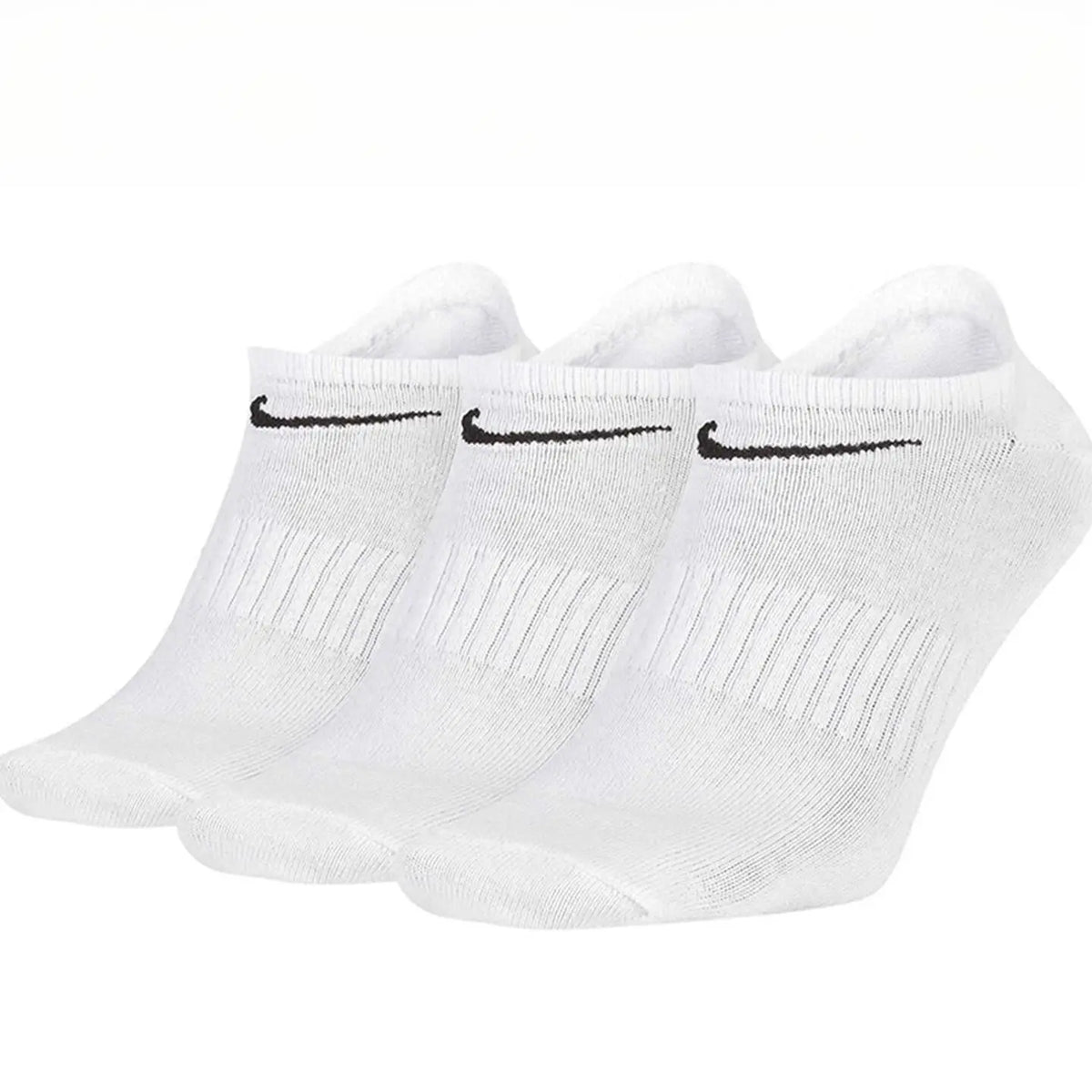Nike Unisex 3-Pack Short-Cuff Casual Basketball Socks Breathable Moisture-Wicking Socks SX7678-100