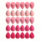 7Piece/18Piece Makeup Sponge Set, Suitable for Liquid BB Cream Powder Application, Makeup Egg Dry Wet Dual-Use Powder Puff
