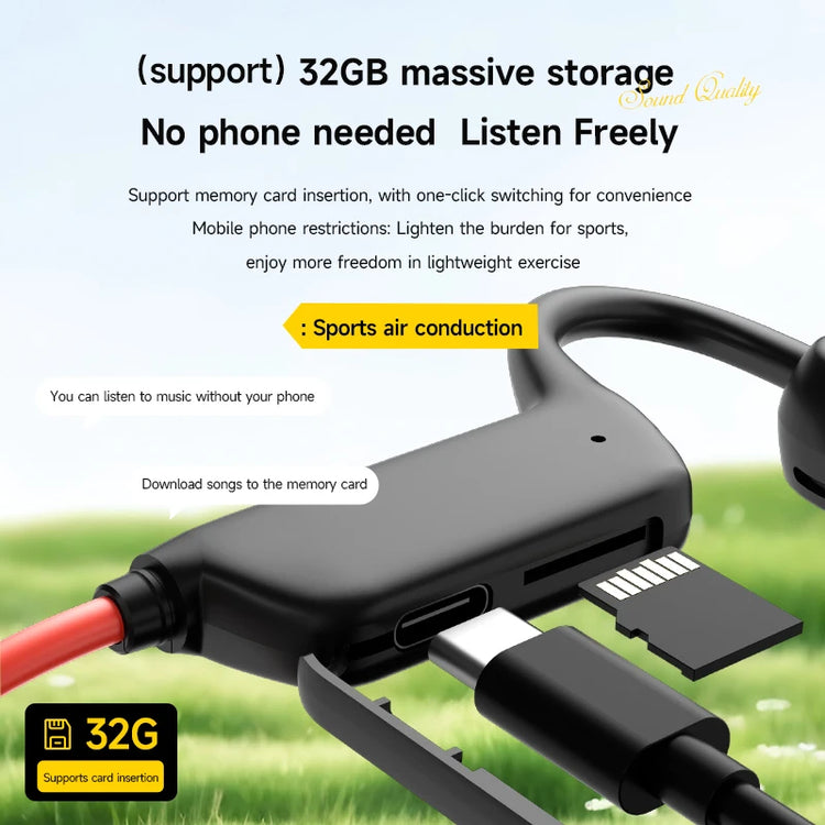 Lenovo Bone Conduction Headset Bluetooth 5.4 With Mic Waterproof Exercise Fitness Wireless Swimming Sports Headphone New 2026