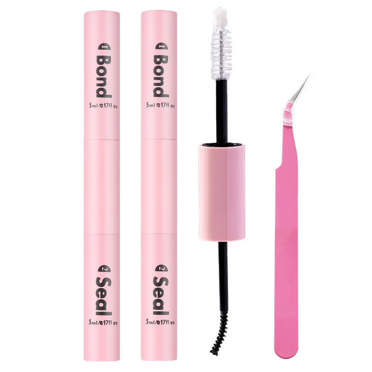 Lash Glue And Seal 10ml Individual Lashes Glue And Seal Super Strong Hold Lash Extension And Lash Glue Remover 5ml Tweezers Kit