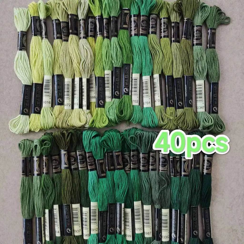 100% Cotton High Quality Cross Stitch Floss Embroidery Thread  Cross Stitch Embroidery Hand Knitting Sewing Weaving 8m 447 Color