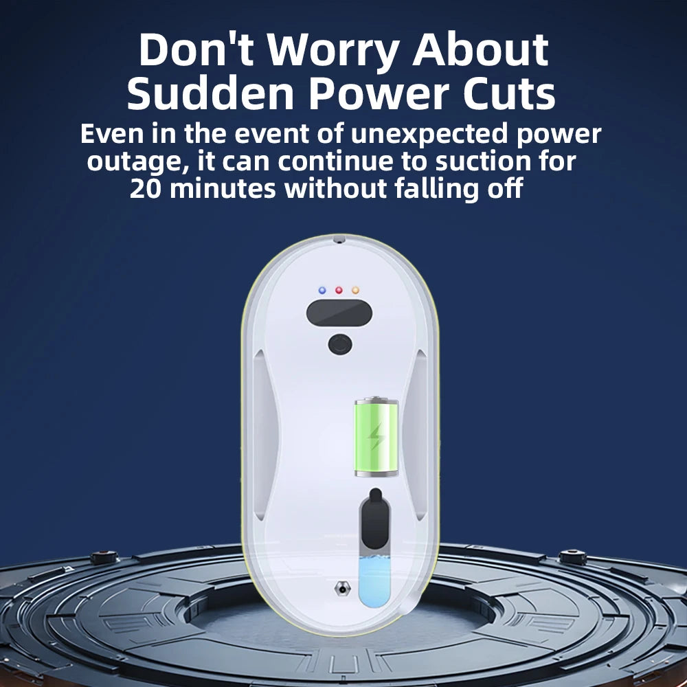 Window Robot Vacuum Cleaner Intelligence Window Washer with Remote Control Automatic Water Spray Glass Cleaning Home Appliances