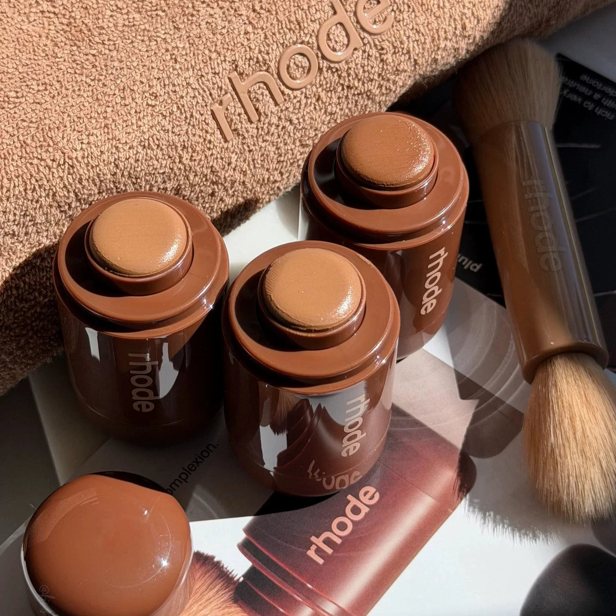 Skin Pocket Bronzer Stick Cream Contour Bronzing Balm Buildable Natural Warm Blush Shade Waterproof Long Lasting Face Makeup