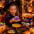 Halloween Simulation Dumpling Pectin Squishy Rebound Soft Squeeze Stress Ball Box Anti-Stress Toy Sensory For Creative Gift