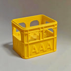 3D Printed Beer Crate Style Stackable Battery Storage Box, AA and AAA Sizes, 18650 21700 9V.