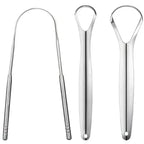 1/3/4pcs Premium Metal Tongue Scraper Cleaner for Adults & Kids Portable Stainless Steel Tongue Scrapers Brushes for Removing