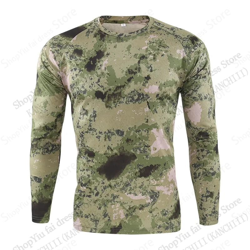Mens Real Tree Fishing Hunting Tactics Camouflage 3d Print T-shirt Men Women Fashion Outdoor Sports Camo Tops Tees Mens Clothing
