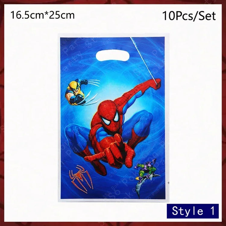 Spiderman Birthday Party Decorations Set Disposable Tableware Napkins Cup Plate Spidey and His Amazing Friends Birthday Supplies