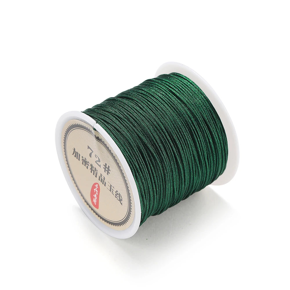 10/50M 0.8mm Nylon Thread Cord Macrame Rope Bracelet Braided String For DIY Tassels Beading String Jewelry Making Accessories