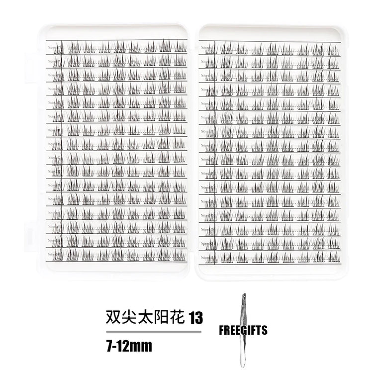 Individual Lashes Eyelash Book Clusters Extensions False Eyelash DIY at Home Cluster Eyelash Extensions Makeup Kit Lashes