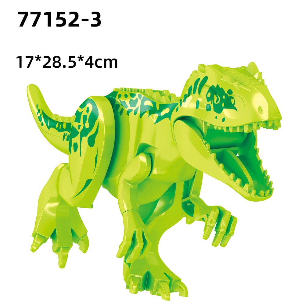 Jurassic Dinosaurs Building Blocks Indominus Rex DIY Big Size Tyrannosaurus Action Figure Models Children Toys Animals Gifts