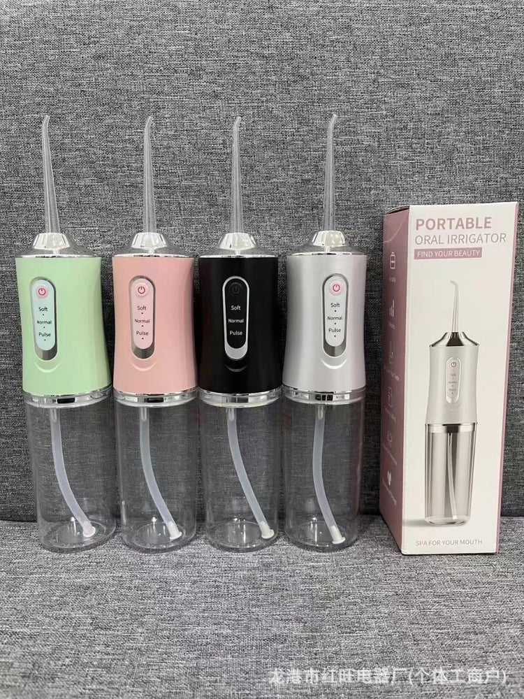 Portable Smart Electric Oral Irrigator Water Flosser 4 Jets 3 Modes Rechargeable Dental Water Jet Irrigator Dental Teeth Cleaner