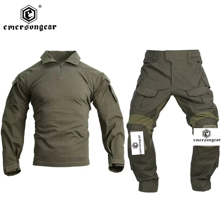 Tactical E3  Uniform Sets NEW Mens Camouflage Suits Outdoor Hunting Shirt Pants Tops Duty Cargo Trouser AOR1