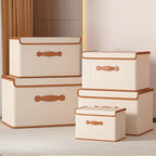 Clothes Storage Box With Lid For Household Use Wardrobe Underwear Storage Box Organizing Boxed Clothes Blankets Storage Basket