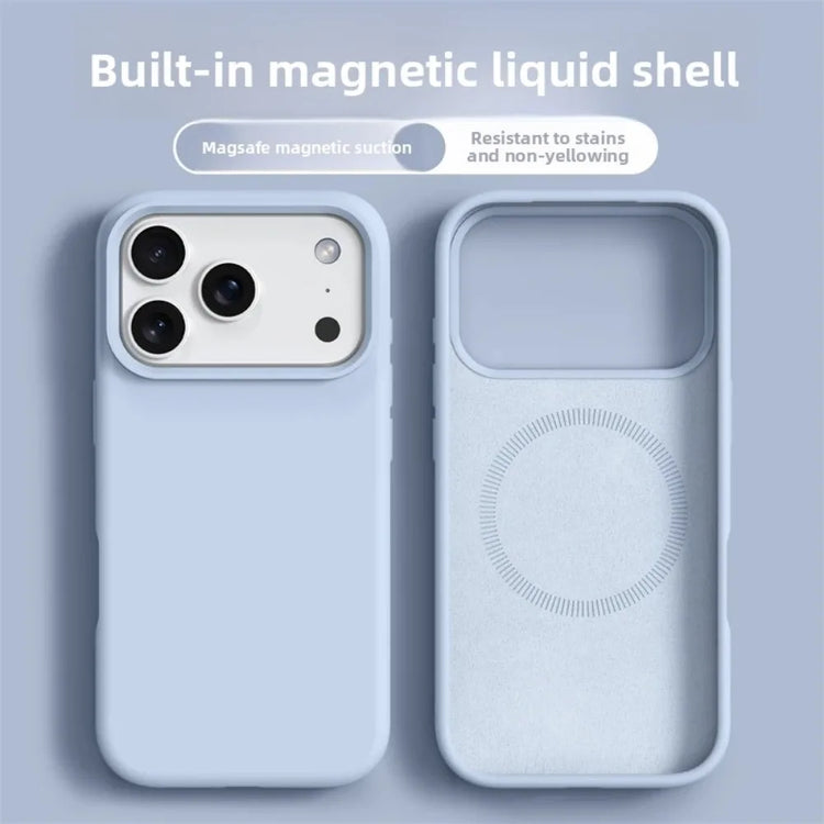 Original Magnetic Phone Case For iPhone 18 17 Pro Max Liquid Silicone Cases For iPhone 18 16 Pro Max 17Pro Air Soft Bumper Cover