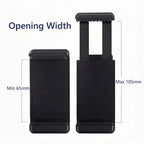 KVANNO Universal Phone Tripod Mount 1/4'' Screw Holder Clip Adapter For Phone Video Recording Vlog Photography Stand Accessories