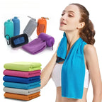 Outdoor Microfiber Sports Cooling Ice Towel Quick Dry Cold Fitness Towel for Camping - Cool Towel