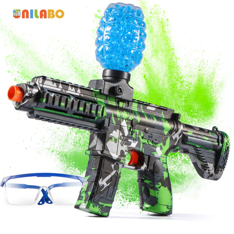 M416 Electric Ball Blaster Toy Gun - High-Speed, Metallic Finish, Rechargeable - Outdoor Game Party Gift(Bullets Excluded)
