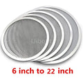 Non stick Pizza Screen Pan Baking Tray Metal Net New Seamless Aluminum Metal Net Bakeware Kitchen Tools Pizza 6-22inch