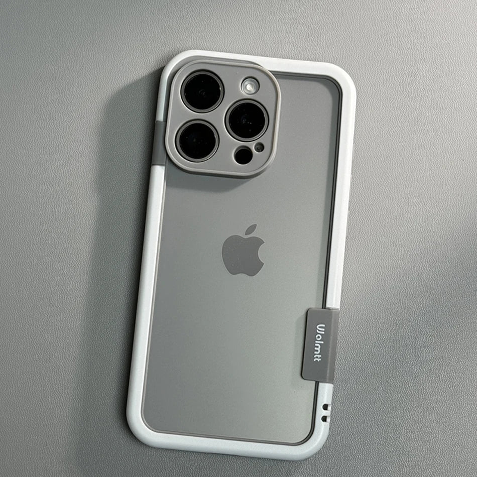 Shockproof Soft Silicone Frame Phone Case for iPhone 18 17 Pro Max 13 14 15 16 NoBack Heat Dissipation Protection Bumper Cover